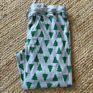 Hanna Andersson Adult size XXL Holiday Tree Print Jogger Pajama Bottoms